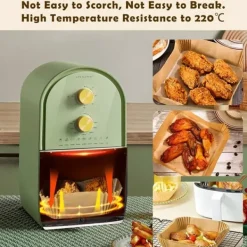 Bakning-100-pack Bakplåtspapper Airfryer 16cm - Medium