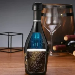 4-pack champagnepropp, återanvändbar mousserande vinpropp, silikonförseglad vinflaskpropp, tillbehör A195