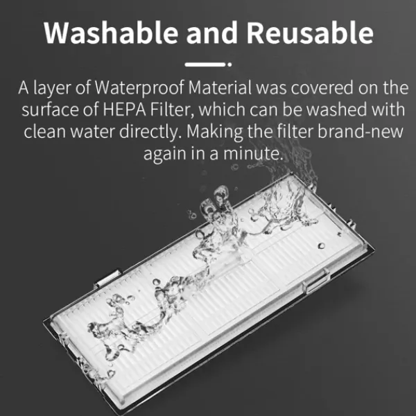 6-pack dammsugarfilter Roborock S7 S8 /Plus/MaxV/Ultra