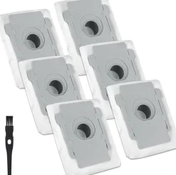 Dammsugartillbehör-6-pack dammsugarpåsar iRobot Roomba i7 i7+ i7+ E5 E6 S9 S9+