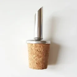 3-pack Droppkork i rostfritt stål och kork