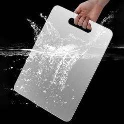 3-Pack Dubbel­sida Skärbrädor i Rostfritt Stål – Mögelresistenta & Vattentåliga Skärbrädor för Kök