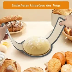 2-pack extra tjocka ugnsmattor 0,7 mm med långt handtag – slitstarka bakmattor för ugn, mikrovågsugn, luftfritös m.m.