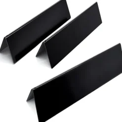 Grillar-3-Pack Grill Värmeplåtar för Weber Spirit 200-serien - Svart