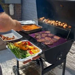 Grillar-5-Pack Grillmatta – Återanvändningsbar Non Stick 40x33cm