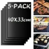 Grillar-5-pack Grillmatta Ugnsmatta Bakmatta - Non stick 40x33cm