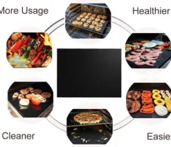 Grillar-5-pack Grillmatta Ugnsmatta Bakmatta - Non stick 40x33cm