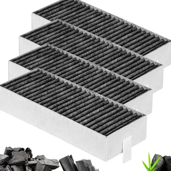 4-pack Huvfilter Kompatibla med Bosch HEZ9VRCR0 17004805
