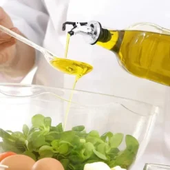 2-Pack Kork till Olivolja Hällpip Droppkork med Lock Silver