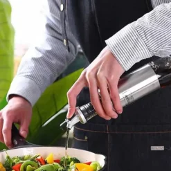 2-Pack Kork till Olivolja Hällpip Droppkork med Lock Grå