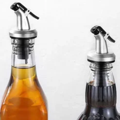 2-Pack Kork till Olivolja Hällpip Droppkork med Lock Grå