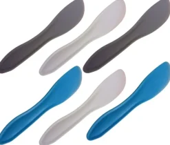 Matbestick-Pack om 6st Smörknivar i olika Färger - Smörkniv