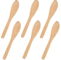 Matbestick-Pack om 6st Smörknivar i Trä - smörkniv