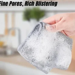 Köksfläktar-10-pack repfria disktrasor av ståltråd för diskning av disk, handfat och spishäll, lätta att skölja av och slitstarka