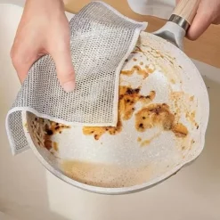 Köksfläktar-10-pack repfria disktrasor av ståltråd för diskning av disk, handfat och spishäll, lätta att skölja av och slitstarka