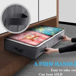 Kläd- & Garderobsförvaring-2-Pack Sängförvaring – Förvaring Under Sängen