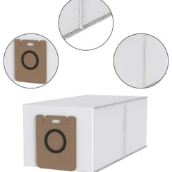 Dammsugartillbehör-Packtillbehör för Dream D10 Plus/L10 Plus/Z10 Pro - Väska/Filt/Trasa/Sidoborste/Utrullningsverktyg Phonillico®