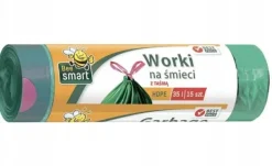 Soppåsar-Paclan Be Smart sopsäckar 35l 15 st 242382 gröna