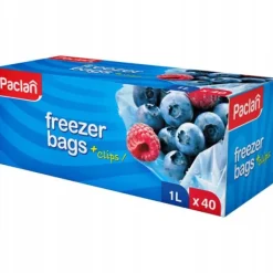 Matförvaringspåsar-Paclan fryspåsar 1 l 40 st 451051