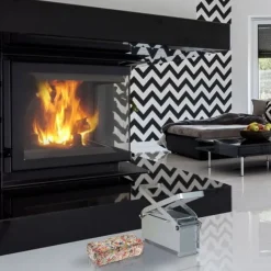 Avfallspressar-Pappersbrikettpress, 24x30x12,5 cm, Silver