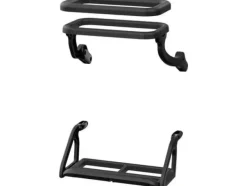 Papperskorg Tork Performance W1 - svart - för montering på golvstativ