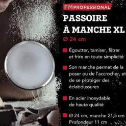 Silar-Passoire inox XL 24 cm FM Professional