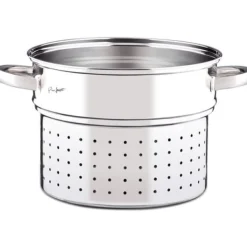 Kokkärl-Pastakastrull rostfritt stål induktion Lamart LTSS2417