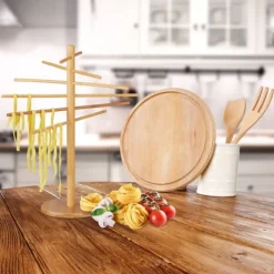 Pastamaskiner-Pastaställ, Bambu, 41x34x34 cm, Natur