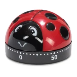 Patisse Kökstimer Nyckelpiga 6 cm Svart/Röd