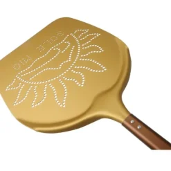 Pizzaspadar-Perforerad pizzaugnsskyffel i aluminium Sula Mio 330x1700mm Lilly Codroipo Hendi 617830