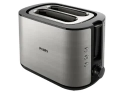 Philips Viva Collection HD2650 Full metal - Brödrost - 2 skiva - 2 Kortplatser - rostfritt stål