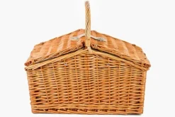 Viking Choice Picknickkorg 4-personer med porslin & termopåse - ljus vass