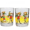 Pippi Långstrump 2-pack Glas