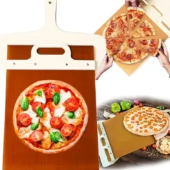 Pizzaspadar-Pizzabrödsskyffel Skjutbricka Skopa Professionell fyrkantig XXXL