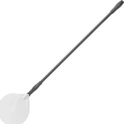 Pizzaspadar-Pizzabricka spade med rörligt handtag, aluminium, rund, diameter. 230 mm lång 1200 mm - Hendi 617151