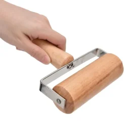 Kavlar-Pizzarulle Multifunktionell finpolering Jämnare ytor Praktisk träbakelse Pizzarulle för hemkakaaffär