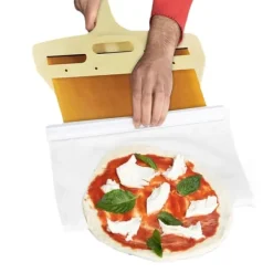 Pizzaspadar-Pizzaspade med non-stick pizzaöverföring 60x36cm