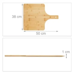 Pizzaspadar-Pizzaspade, 1x50x38 cm, Natur