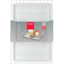 Diskställ & Torkställ-Plastbelagd tråddiskavlopp + Germatex bricka