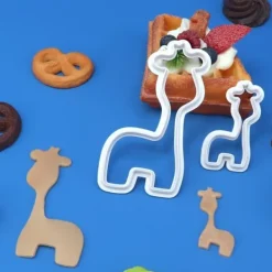 Kakformar-Plastformar för sockerpasta Giraff 2 st. formar