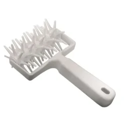 Ibili Tillbehör Till Kavlar-Plastikrulle med hål i degen - - Dimensioner 12 x 20 CM - Vit - Plastikrulle med hål i degen