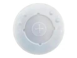 Skållock-Plastlock Ø108mm platt med kors transparent,12 ps x 85 st/crt