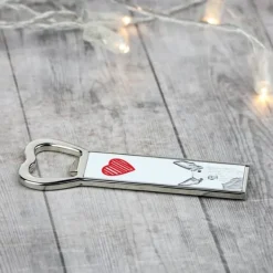 Drinkshakers & Drinkverktyg-Podenco från Ibiza, Podenco Ibicenco - flasköppnare med en hund, personlig kylöppnare, unik present till en man från Art-Dog