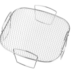 Avsvalningsgaller-Pommes frites i rostfritt stål Anti Fall Ugn Kylställ Hållare Hylla för Hem Kök Grill