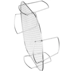 Avsvalningsgaller-Pommes frites i rostfritt stål Anti Fall Ugn Kylställ Hållare Hylla för Hem Kök Grill