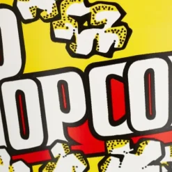 Popcornmaskiner-Popcornhink Set, 17,5x18 cm, Gul