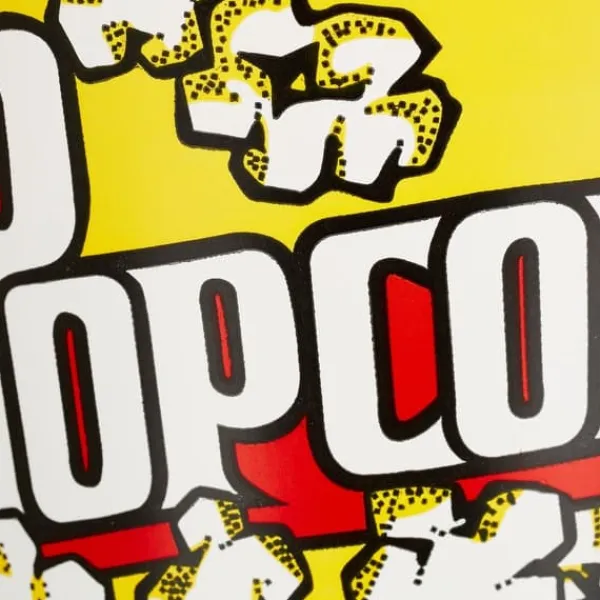 Popcornmaskiner-Popcornhink Set, 17,5x18 cm, Gul