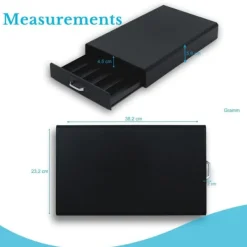 Kaffemaskiner & Espresso-Praktisk Förvaringslåda i plast för kaffekapslar i svart - Kompatibel med Nespresso-kapslar Låda