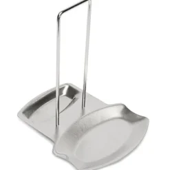 Skedhållare-Praktisk skedstöd och kastrullhållare Redskapsstöd Rostfritt stål Stekpanna Lock Hylla Stativhållare Skedhållare