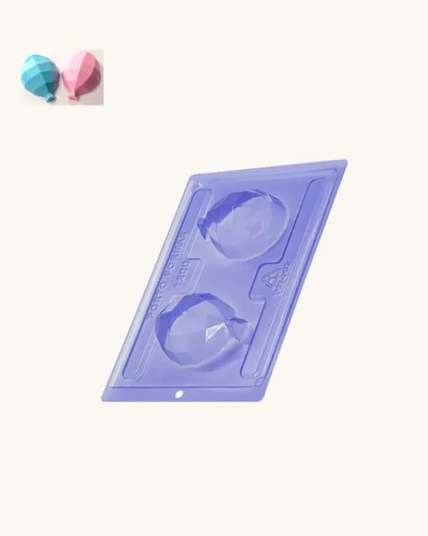 Gelatinformar-Pralinform Ballong Diamant - Porto Formas 1200 - Special 3 Part Mold